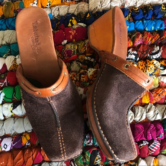 timberland mules and clogs